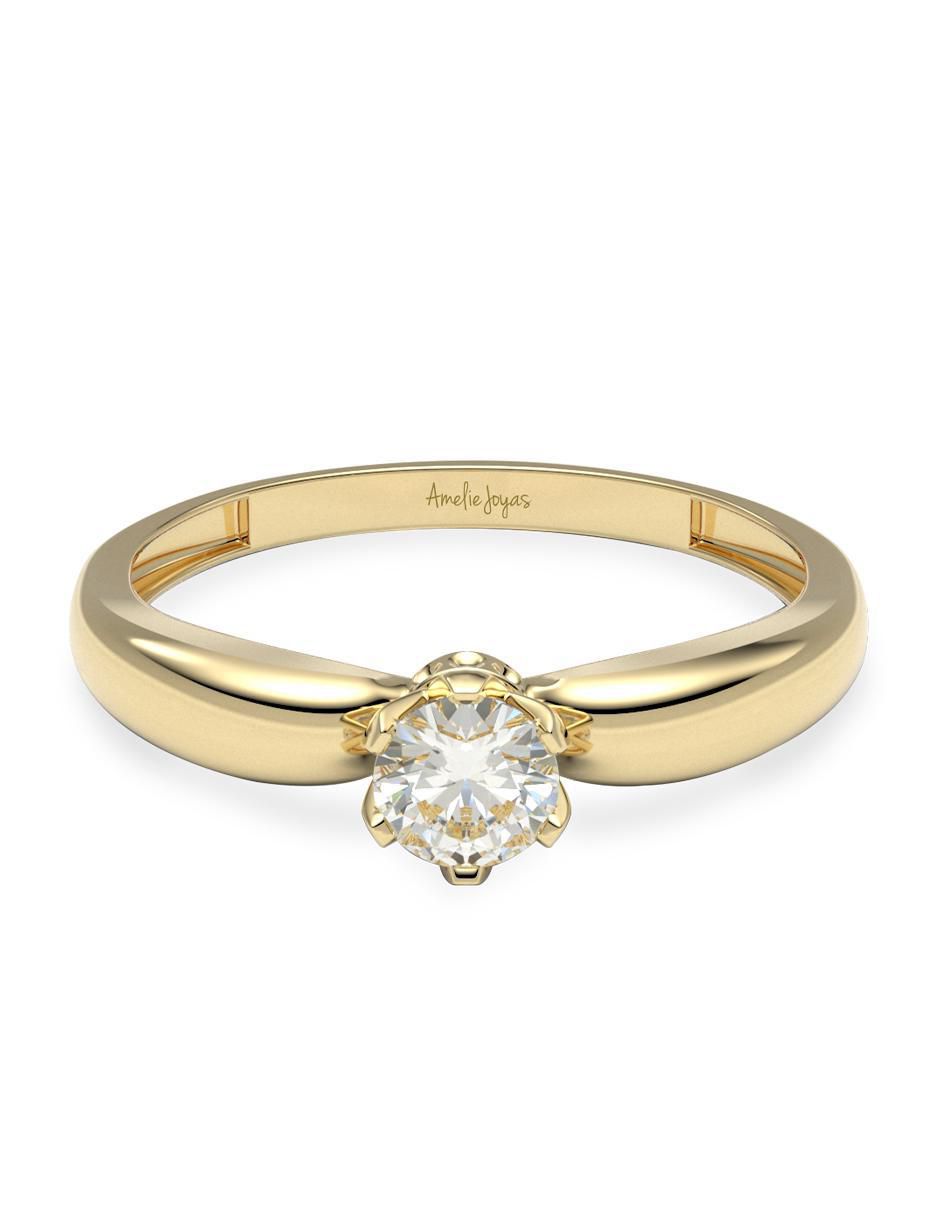 Anillo de compromiso 14 k