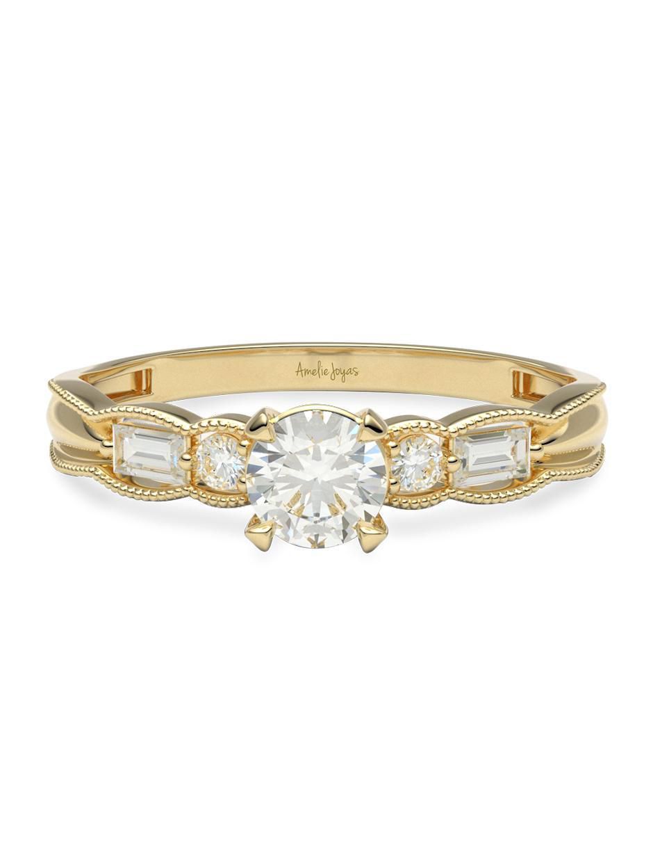 Anillo de compromiso 14 k