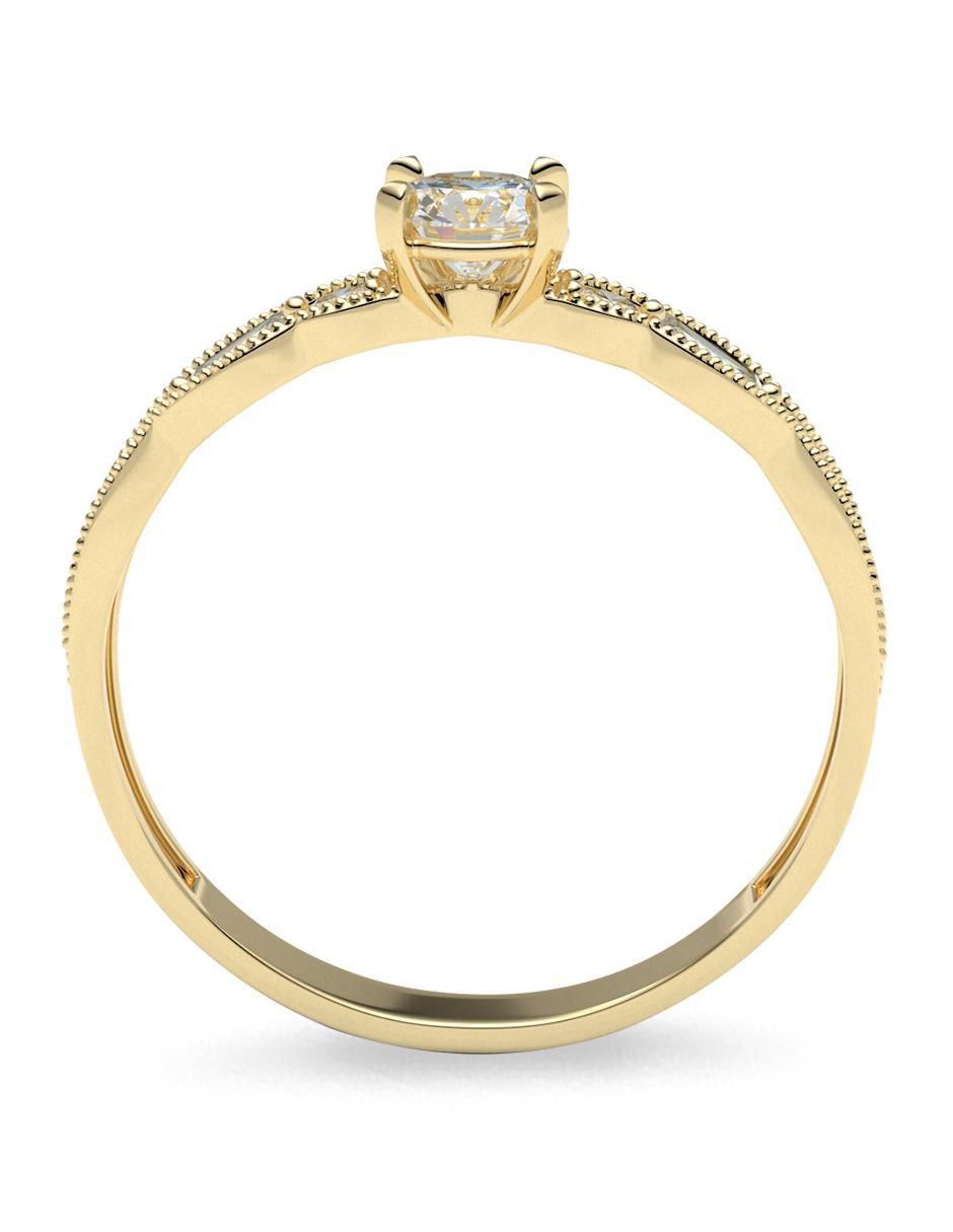 Anillo de compromiso 14 k 3