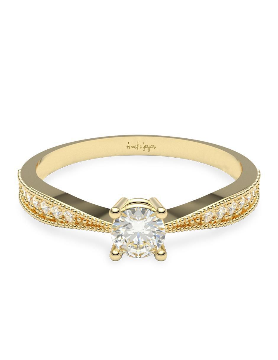 Anillo de compromiso 14 k Anillo de compromiso 14 k