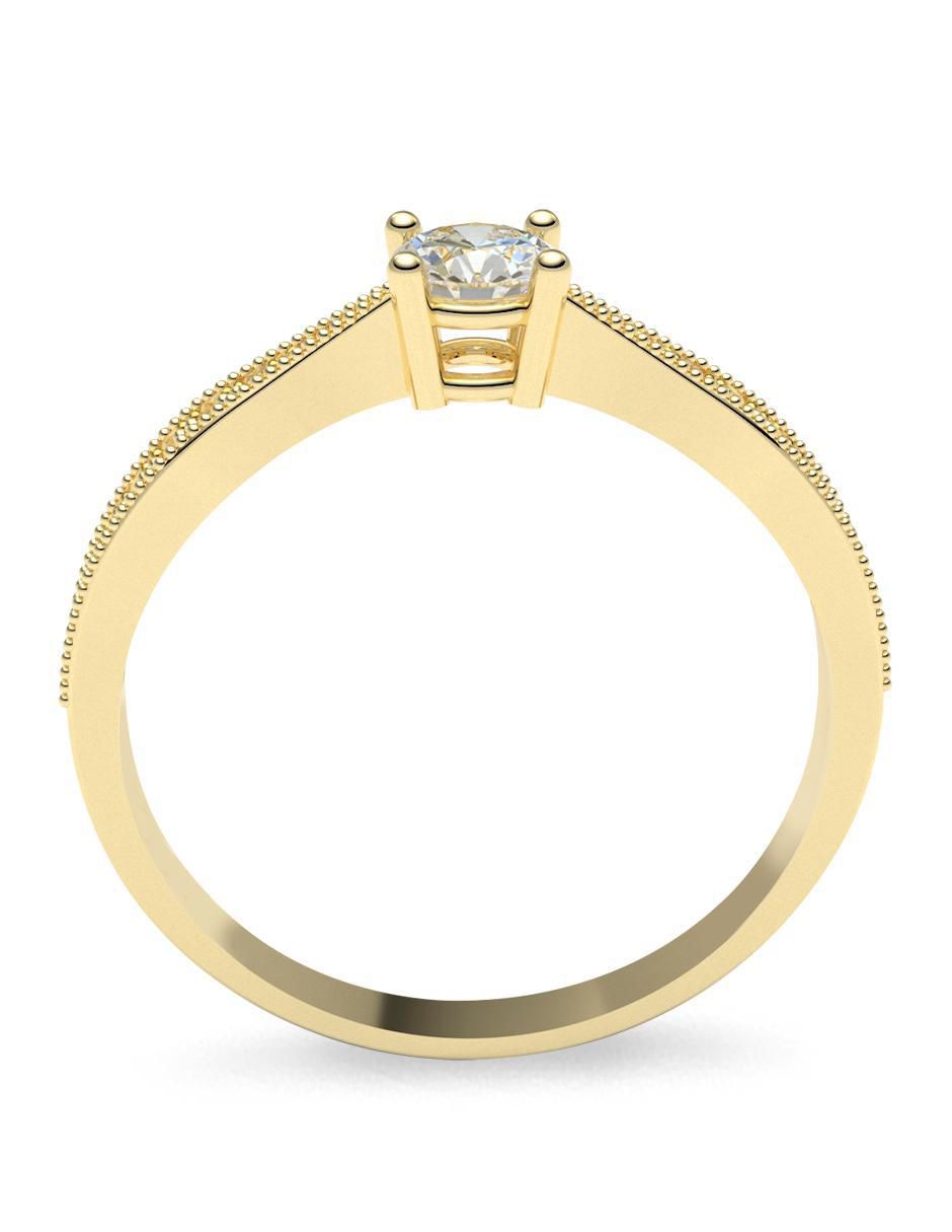 Anillo de compromiso 14 k 3