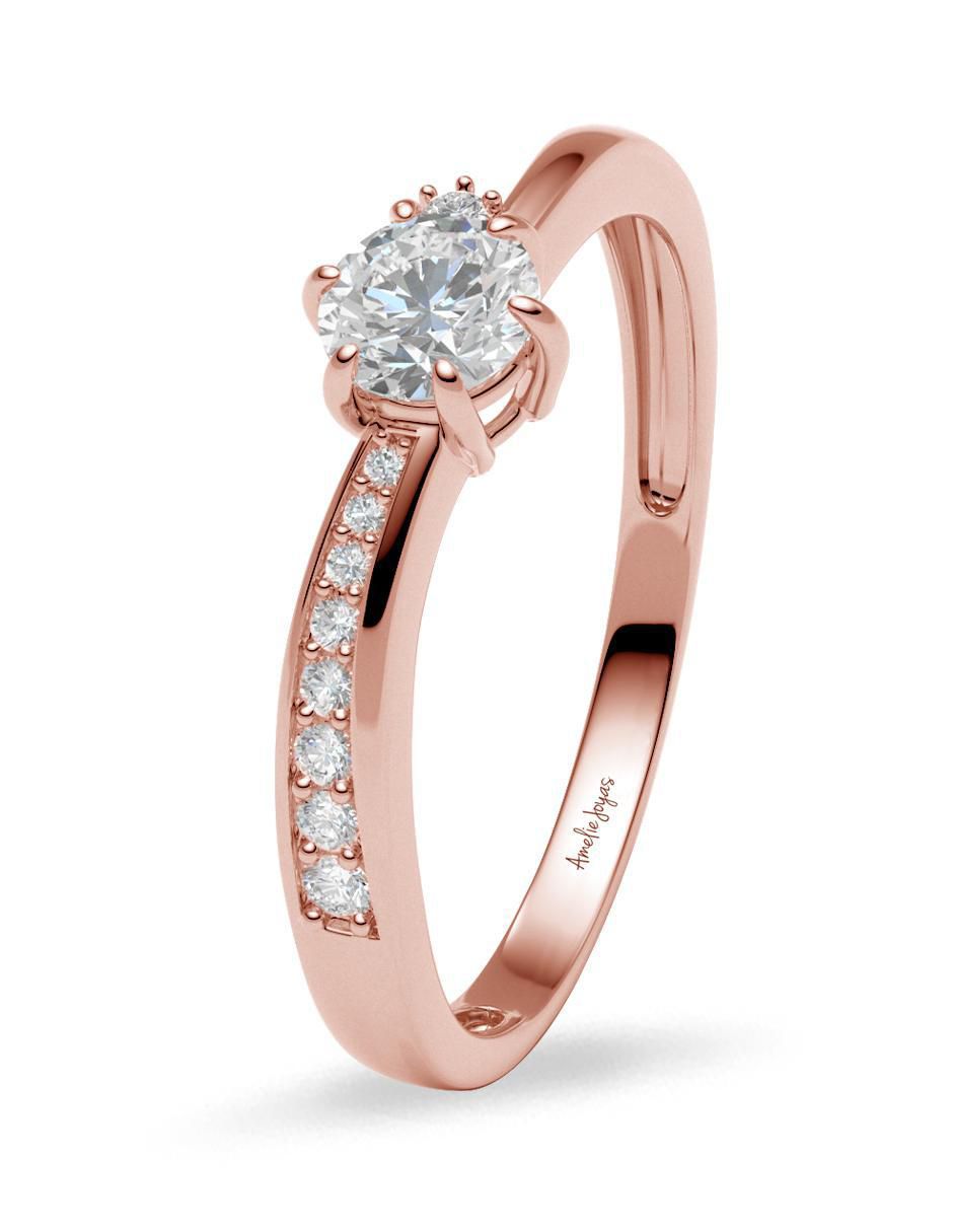Anillo de compromiso 14 k 4