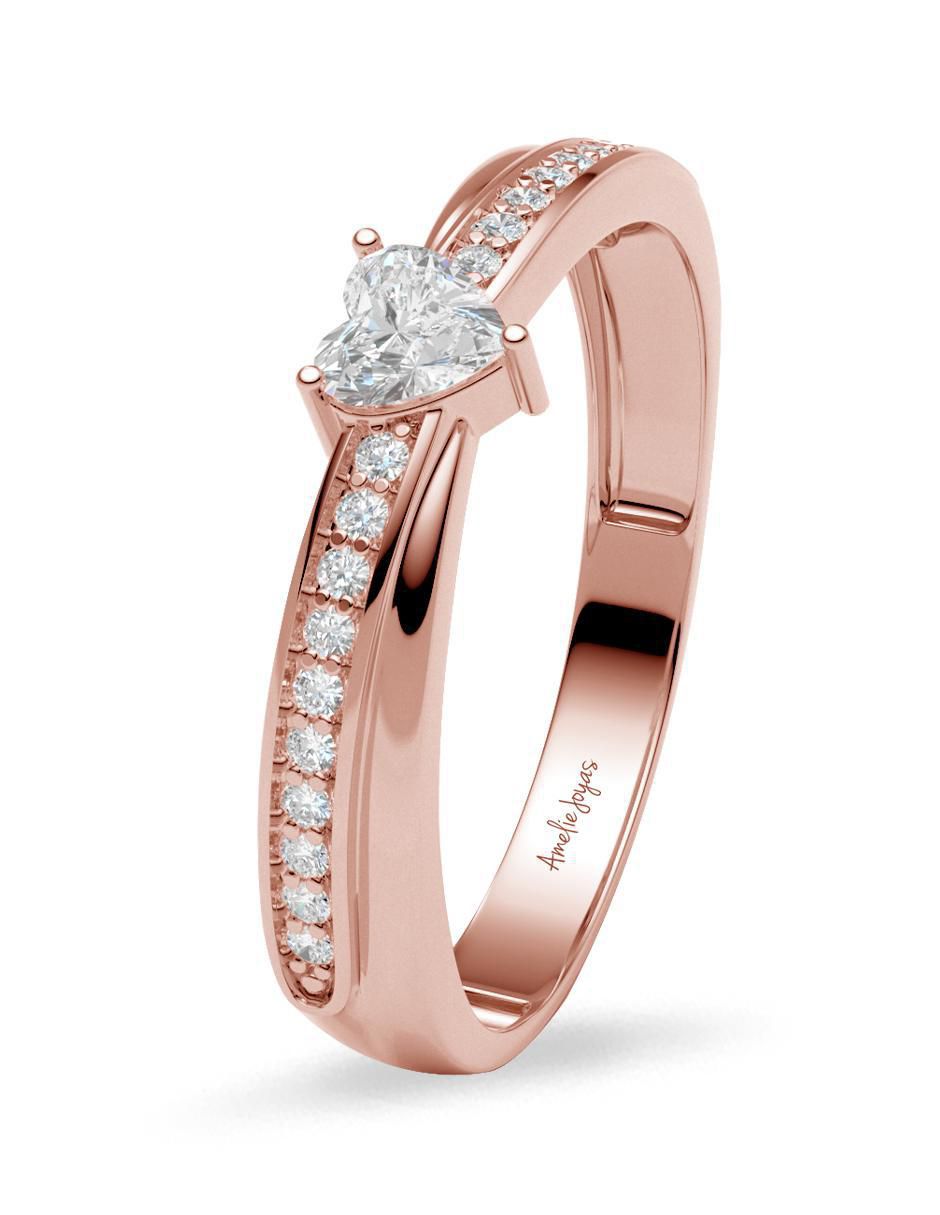 Anillo de compromiso 14 k 2