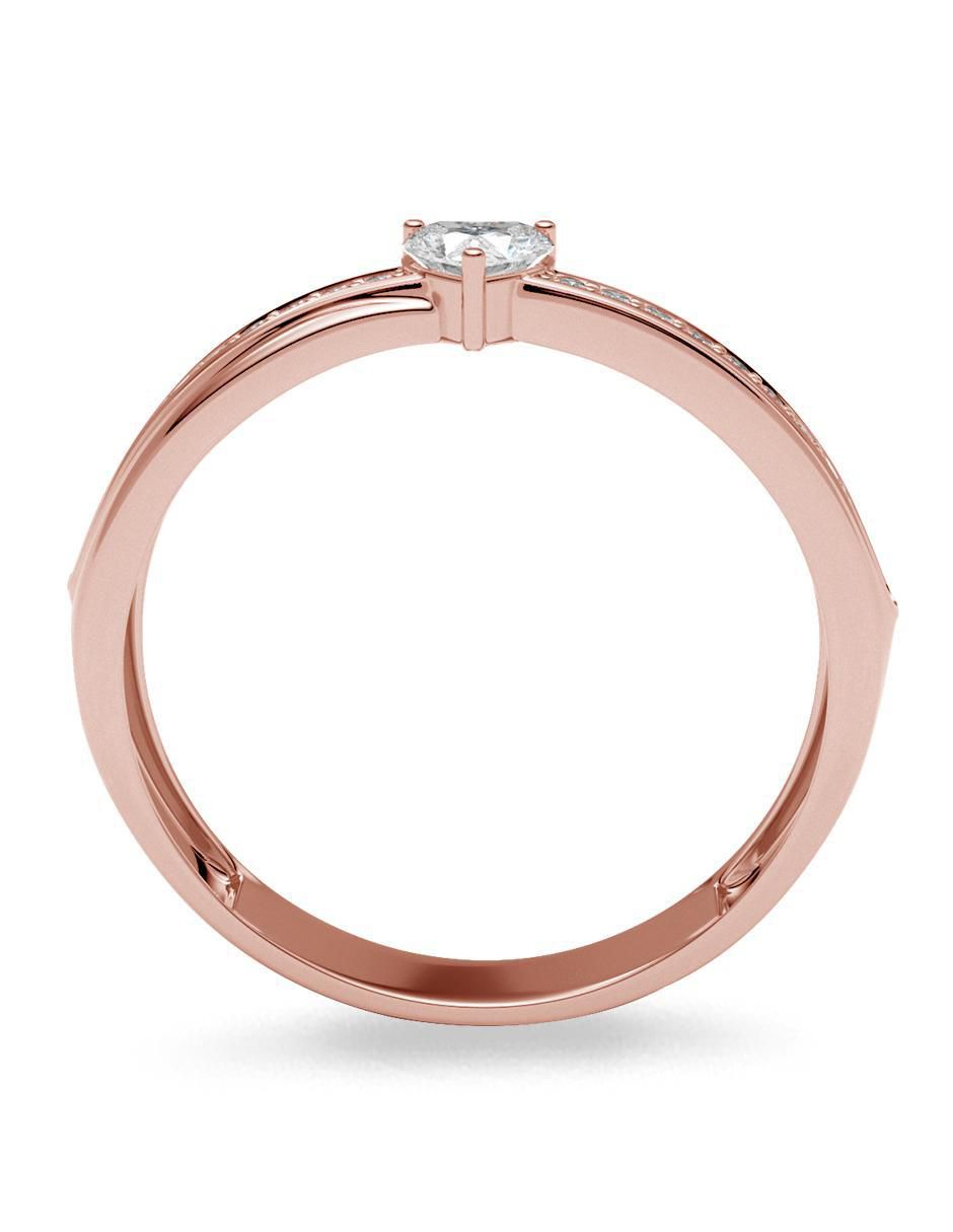 Anillo de compromiso 14 k 3