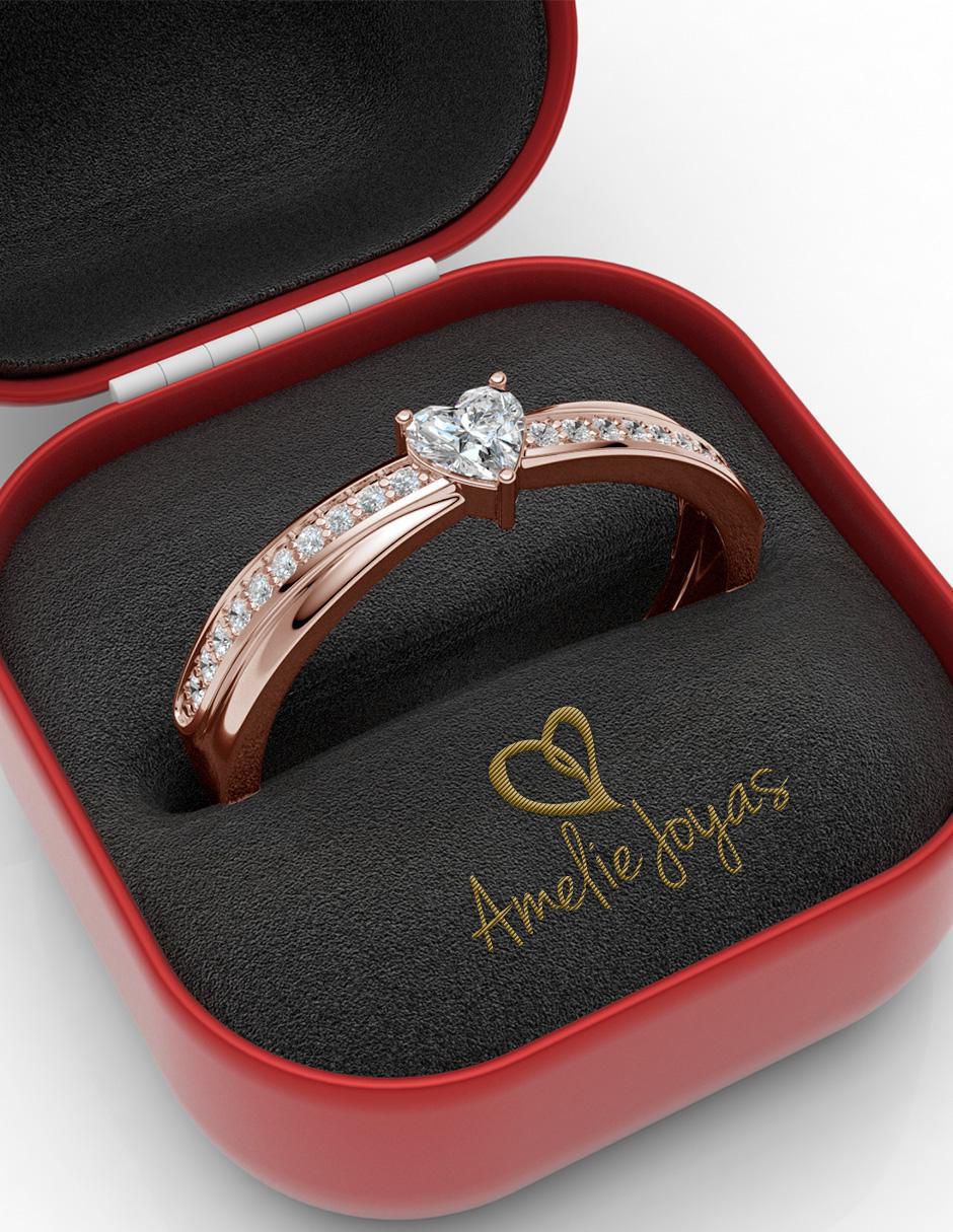 Anillo de compromiso 14 k 4