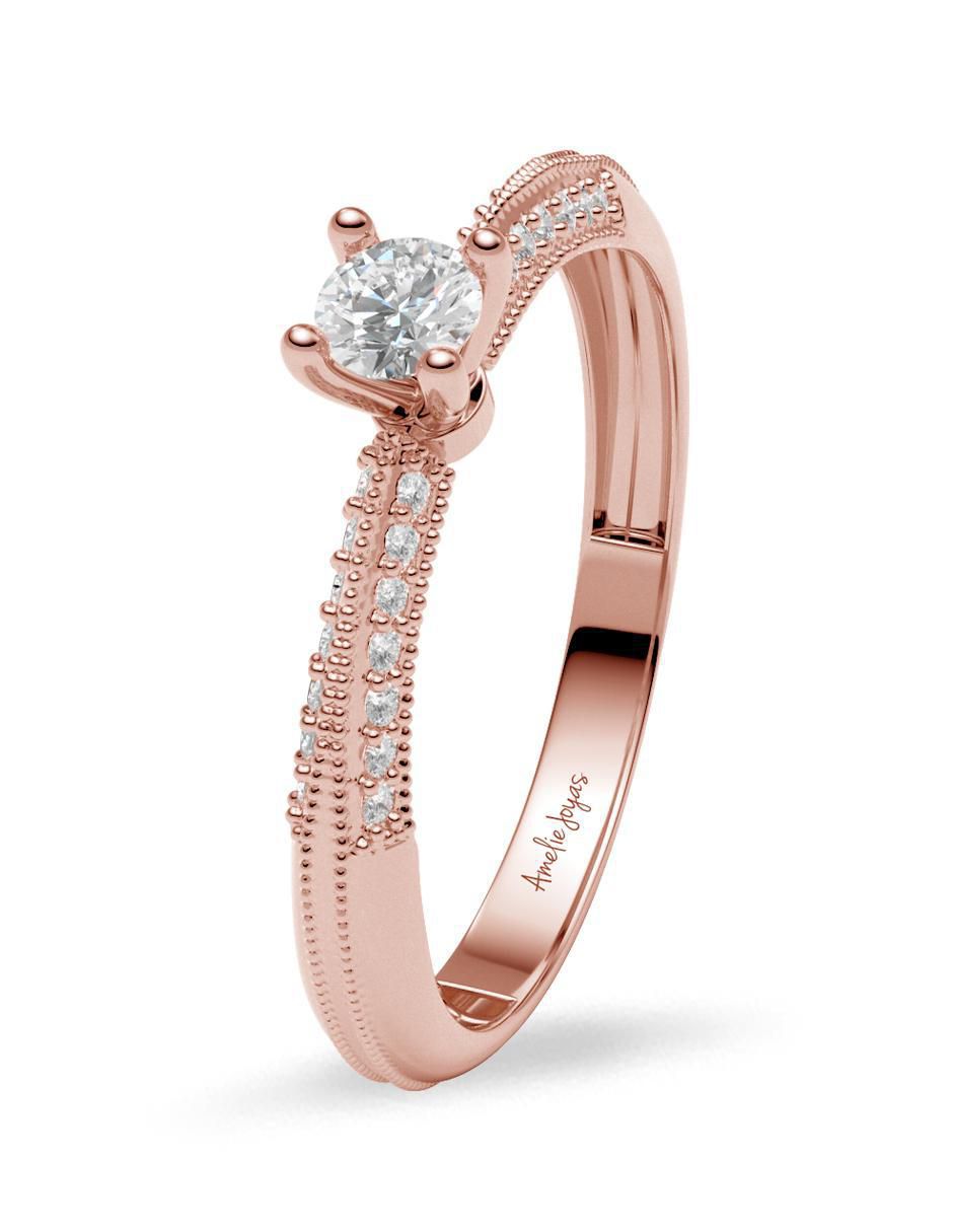 Anillo de compromiso 14 k 2