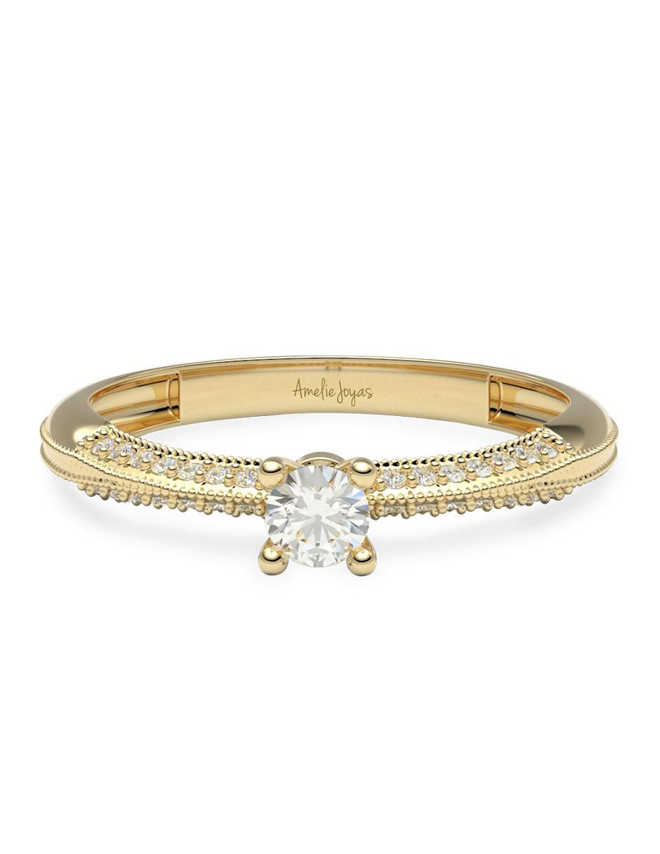 Anillo de compromiso 14 k Anillo de compromiso 14 k