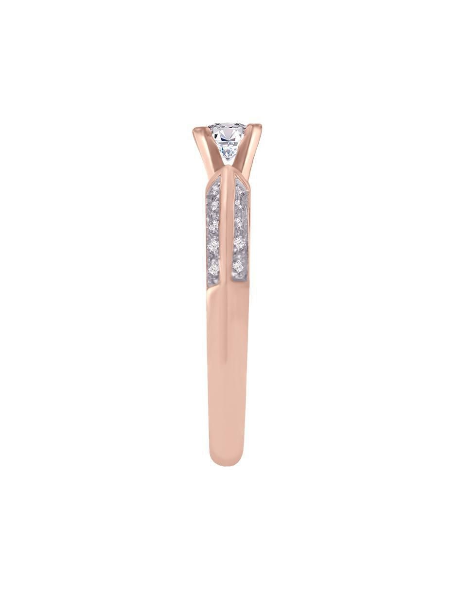 Solitario 14 k Genova diamante 2