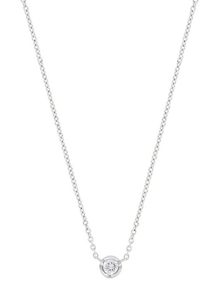 Collar Bl Icon de oro blanco 18 K