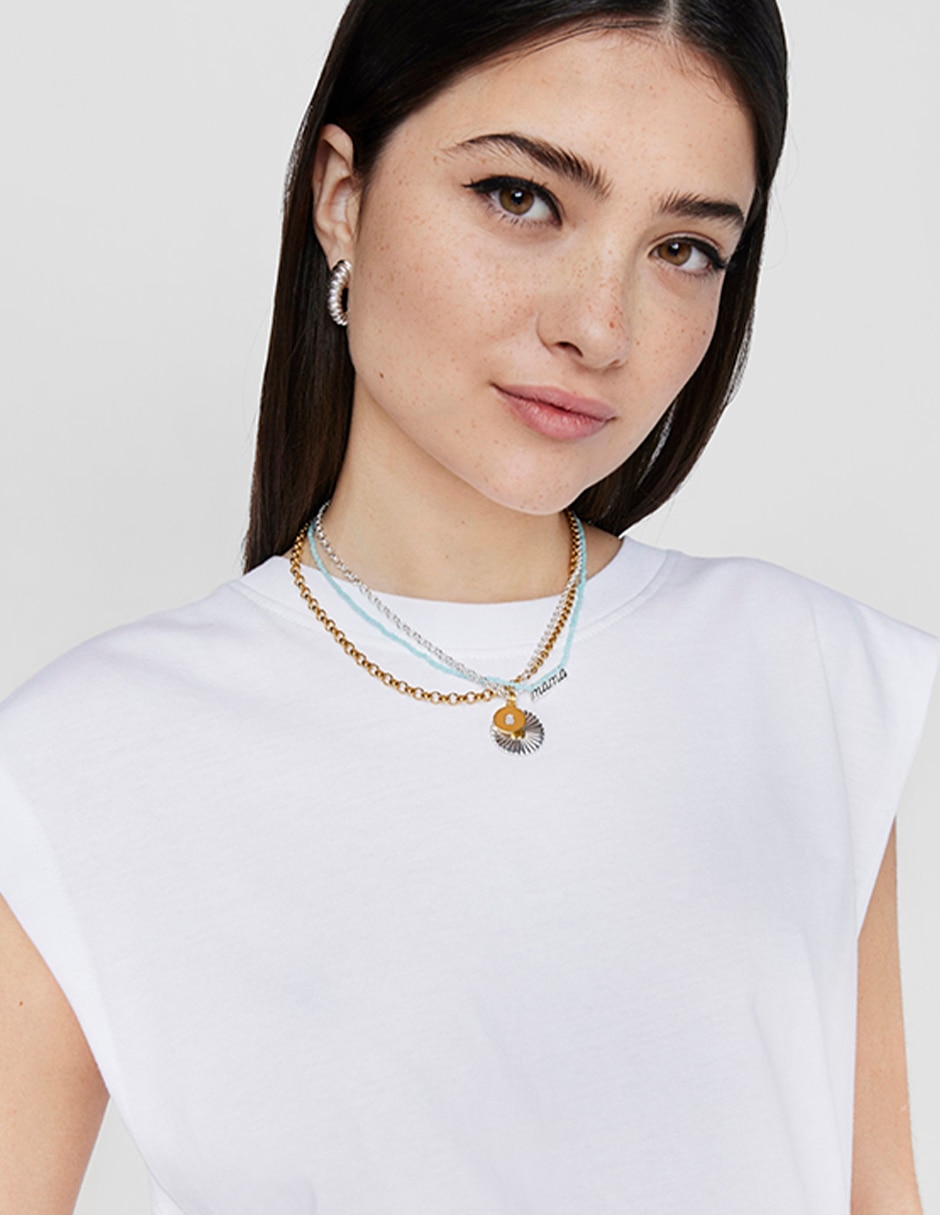 Collar circular Mamá de plata P 925 3