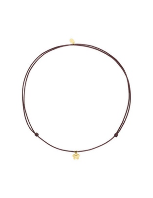 Collar de flor de oro 18 K 1
