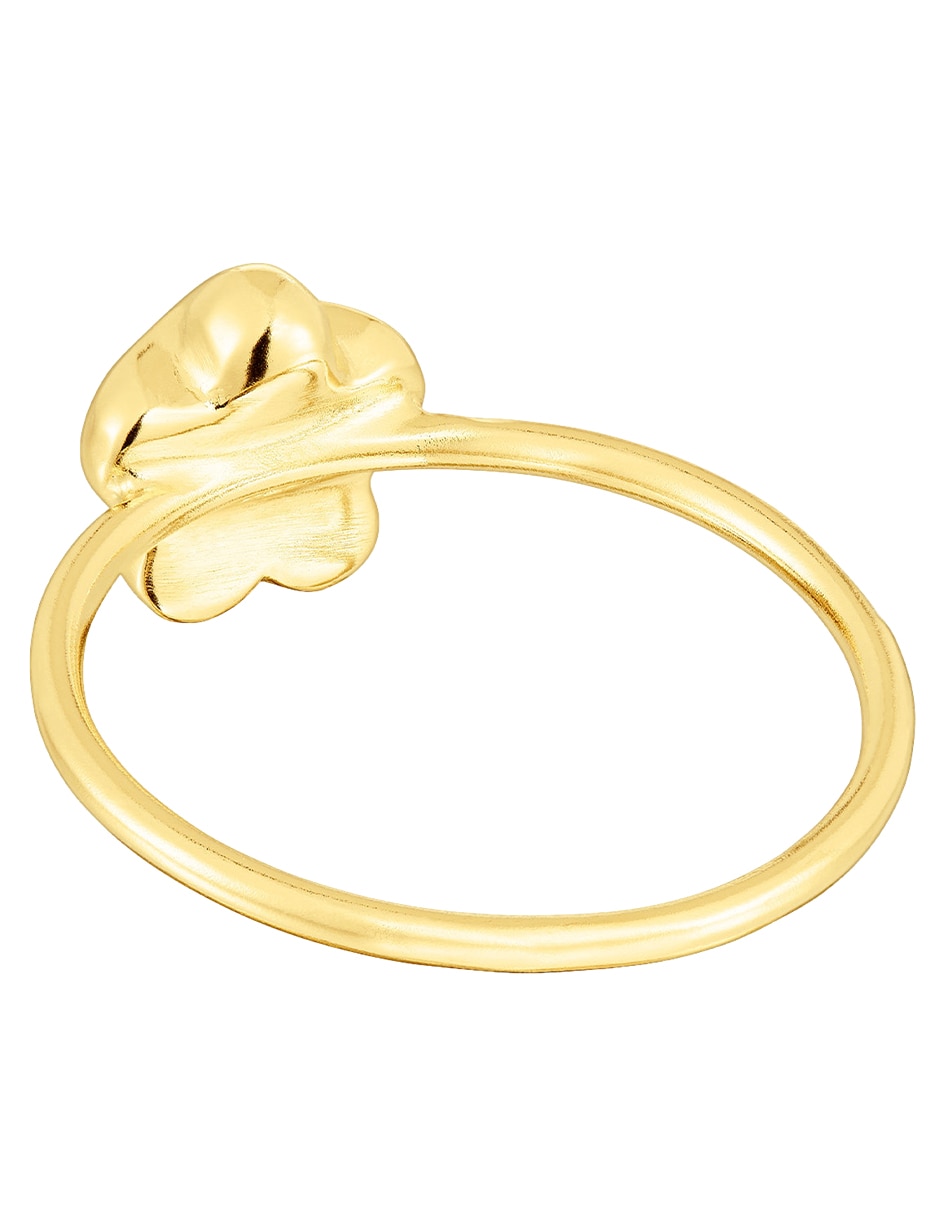 Anillo de flor Balloon de oro brillante 3