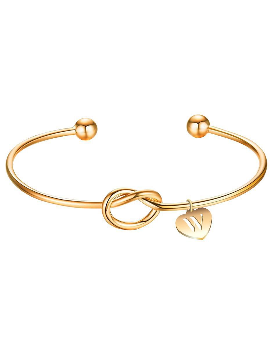 Brazalete con acabado baño de oro 1