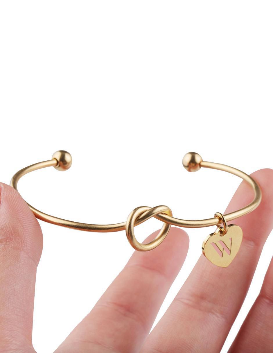 Brazalete con acabado baño de oro 2