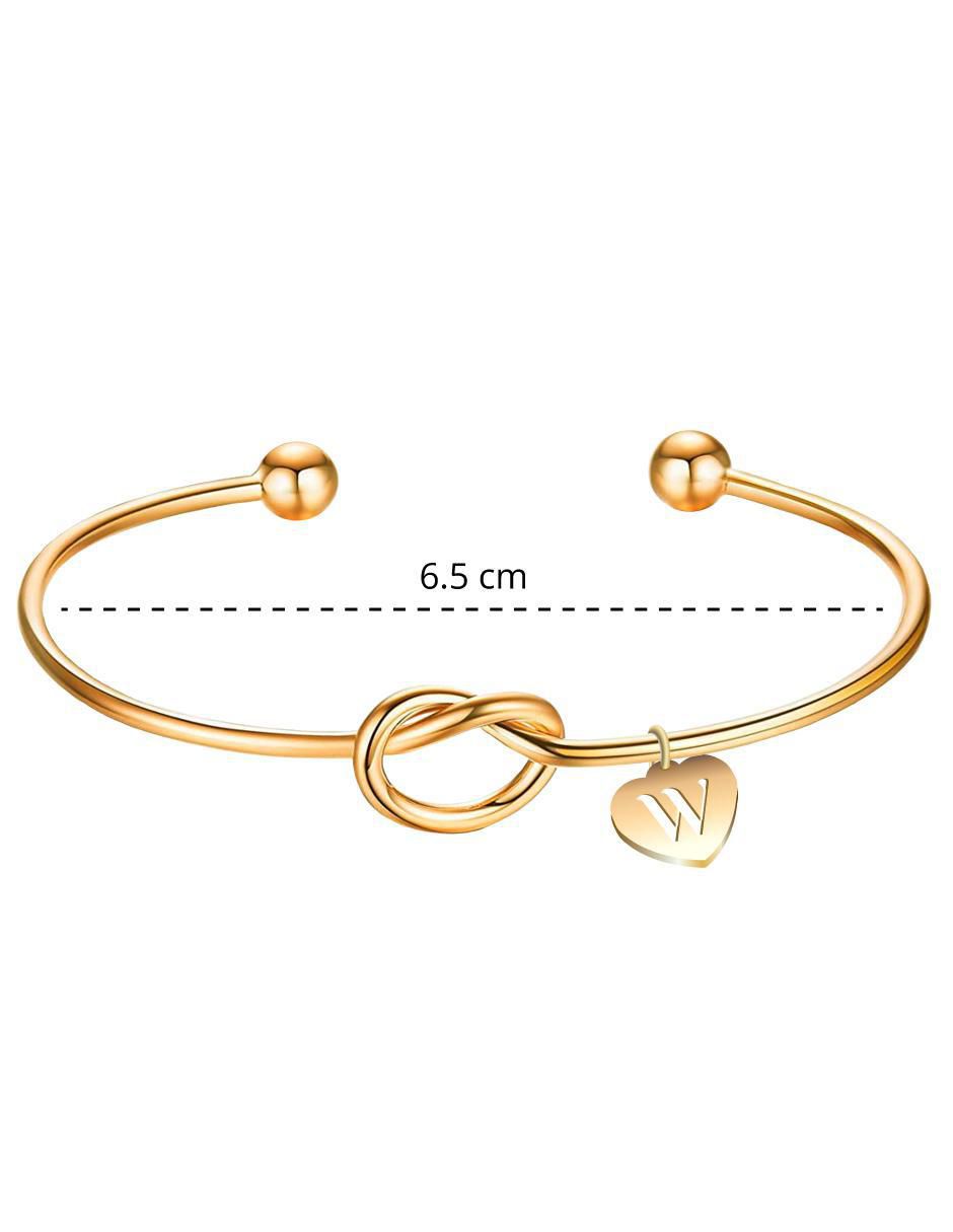 Brazalete con acabado baño de oro 6