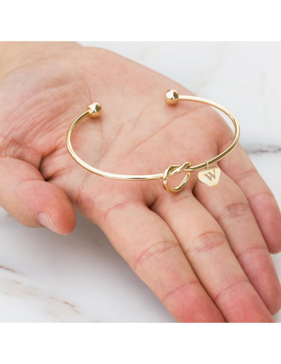 Brazalete con acabado baño de oro 4