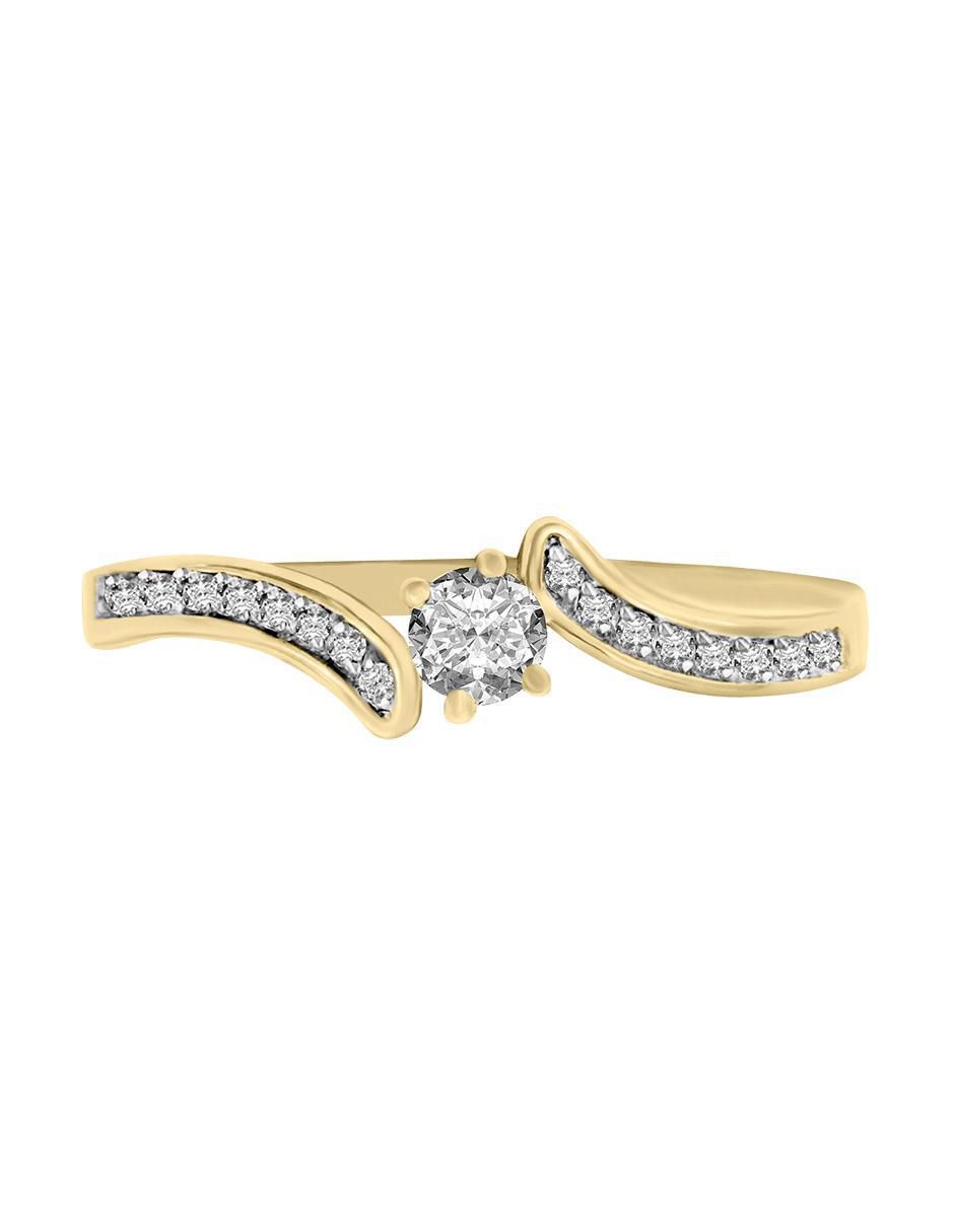 Solitario 14 k Lauretta diamante Solitario 14 k Lauretta diamante