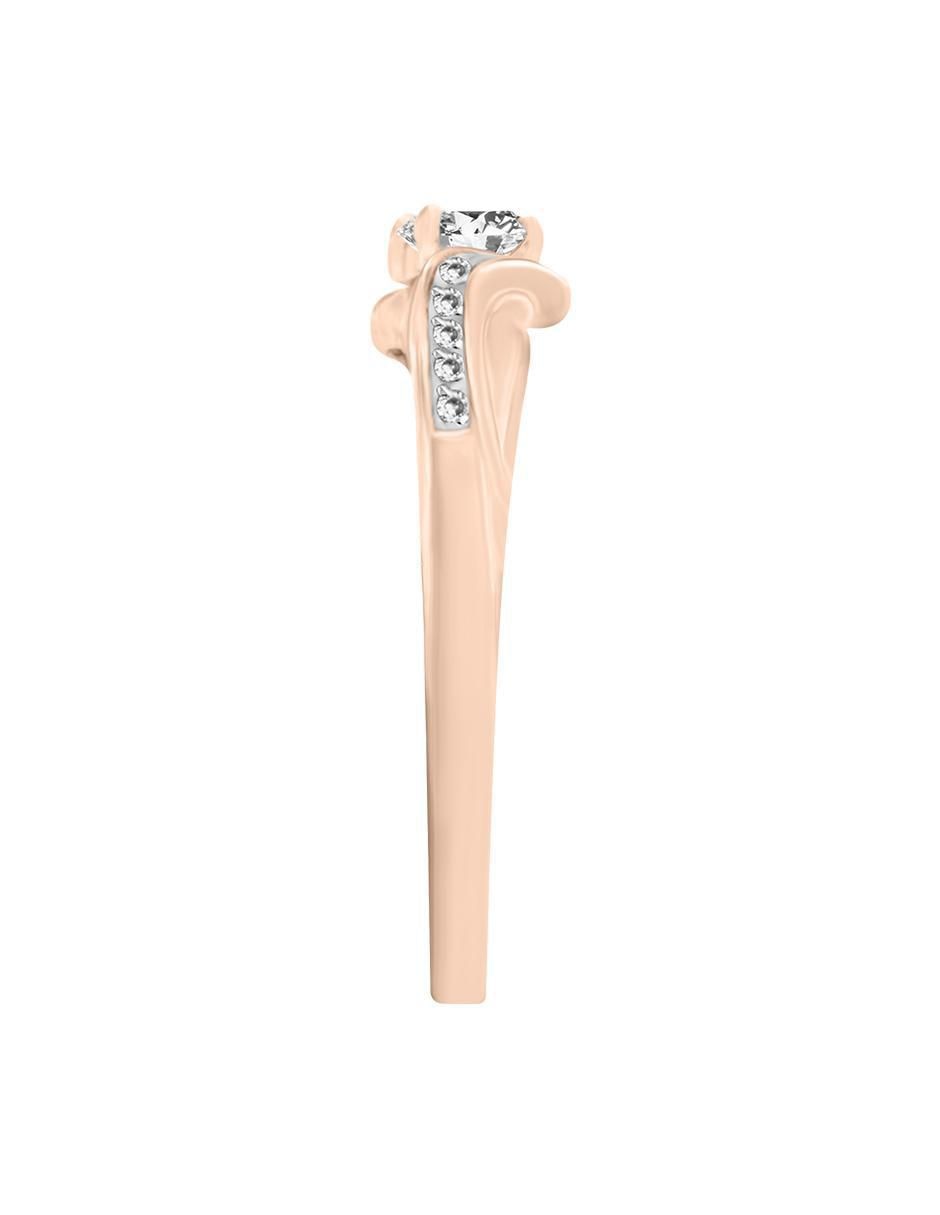 Solitario 14 k Lauretta diamante 3