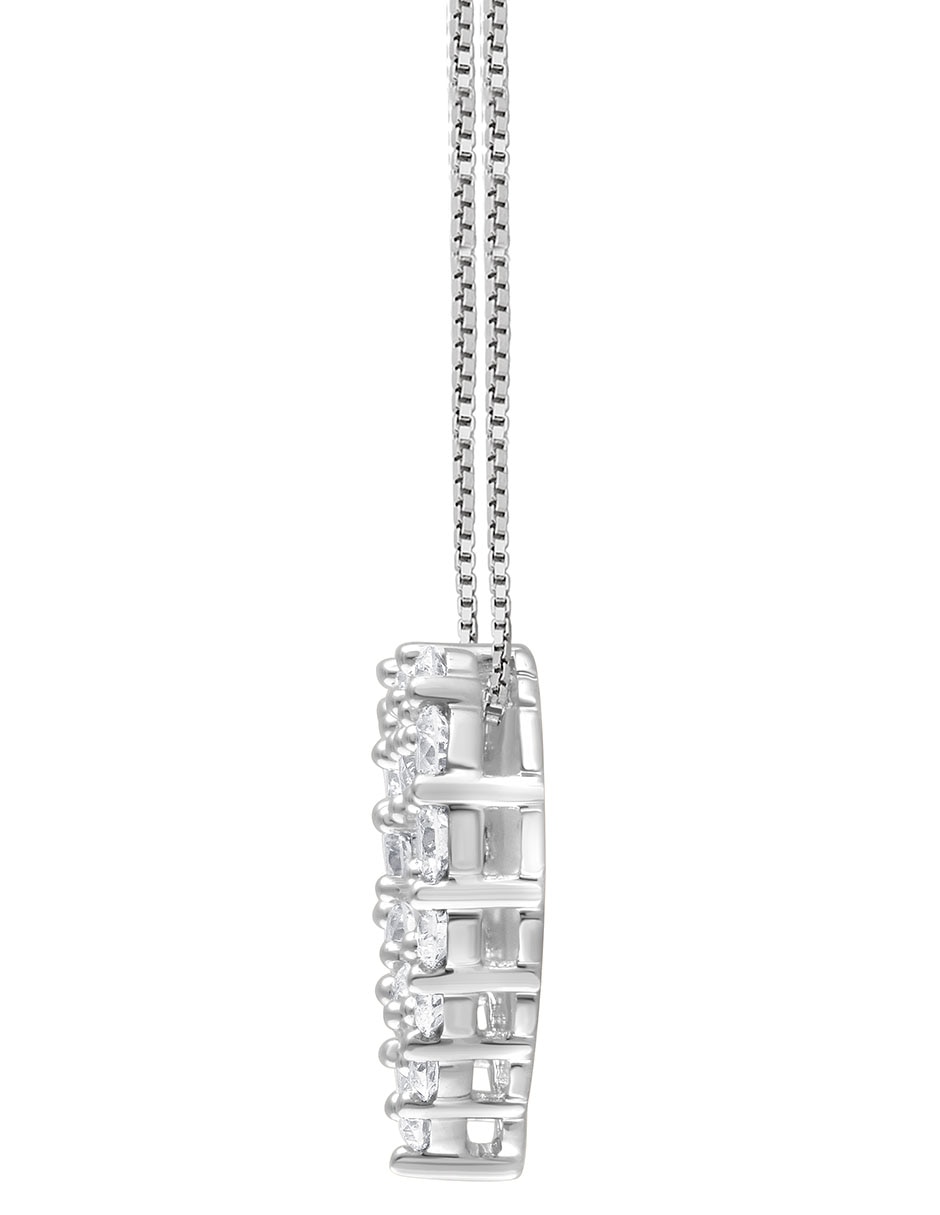 Collar con dije de corazón de oro 14 K 2