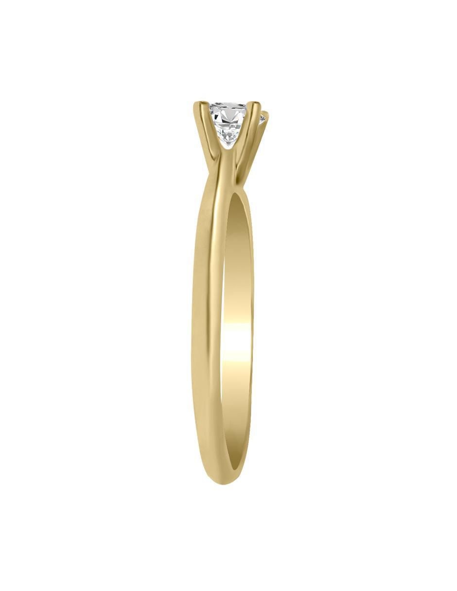 Solitario 14 k Karla diamante 2