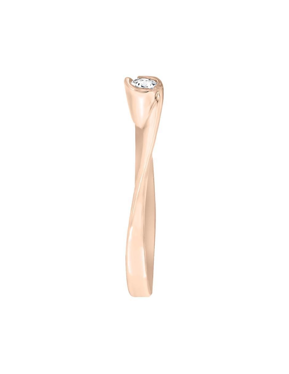 Solitario 14 k Eva diamante 2