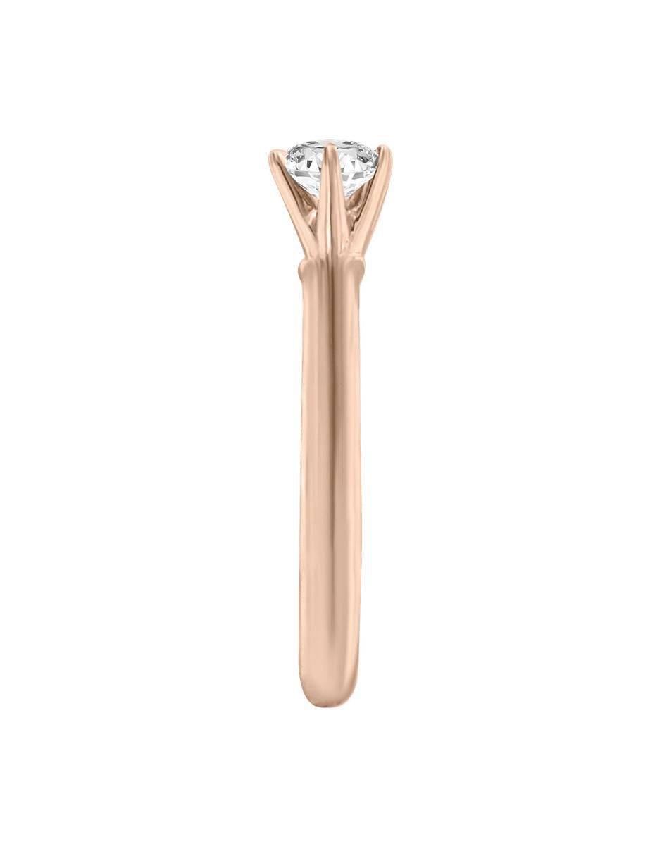 Solitario 14 k Isabella diamante 2