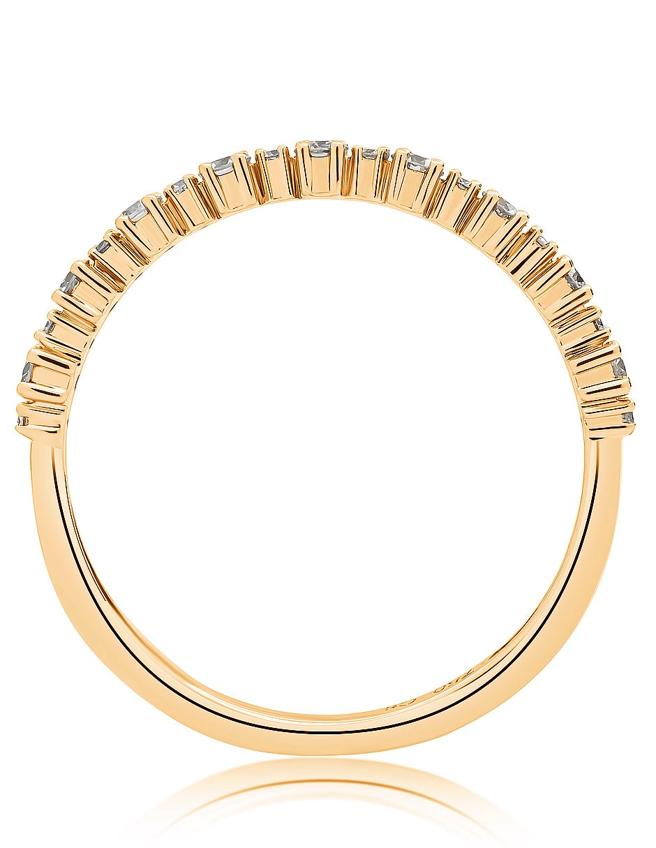 Anillo de compromiso de oro 14 k Jayda diamante