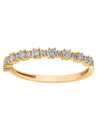 Anillo de compromiso de oro 14 k Jayda diamante