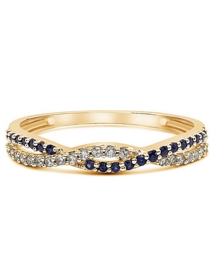 Anillo de compromiso de oro 14 k esmeralda