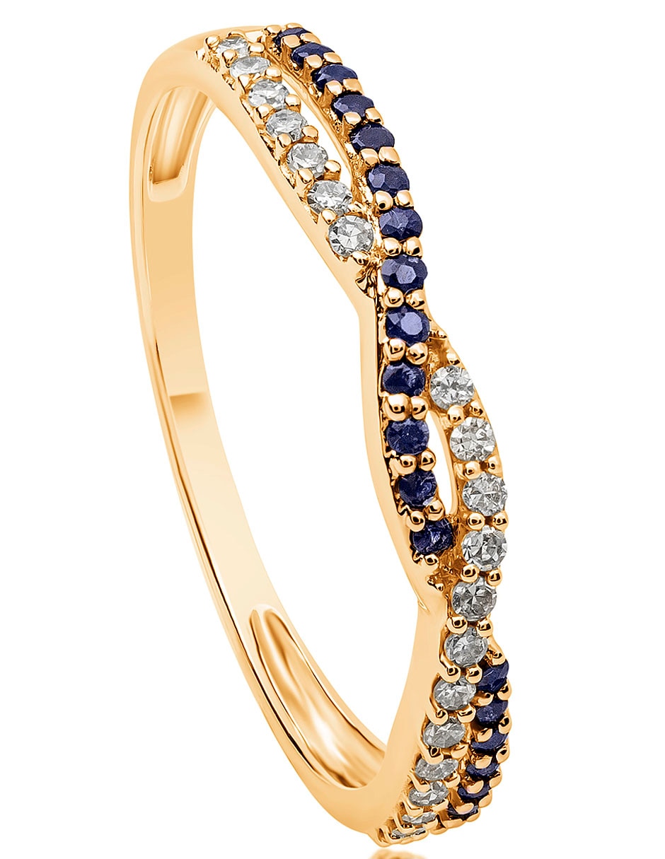 Anillo de compromiso de oro 14 k esmeralda 3