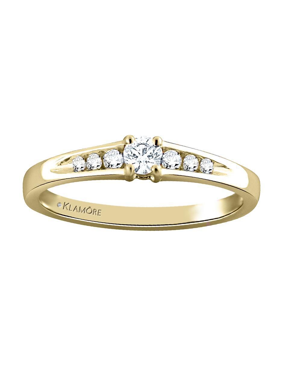 Solitario 14 k Gisel Dama diamante Solitario 14 k Gisel Dama diamante