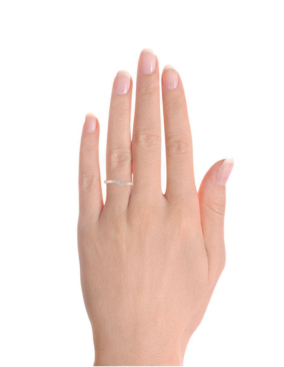 Solitario 14 k Gisel Dama diamante 5