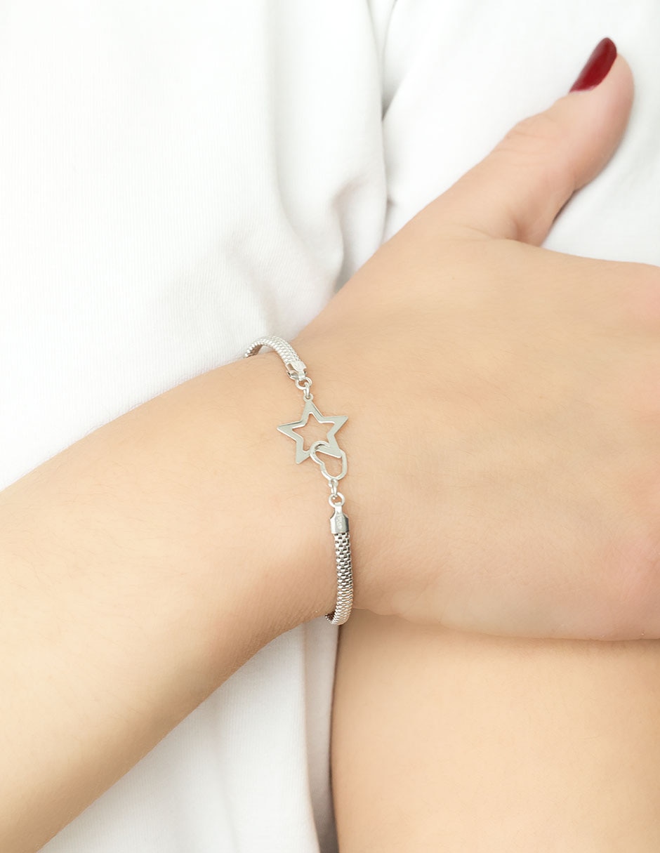 Pulsera de plata P 925 acabado pulido 3
