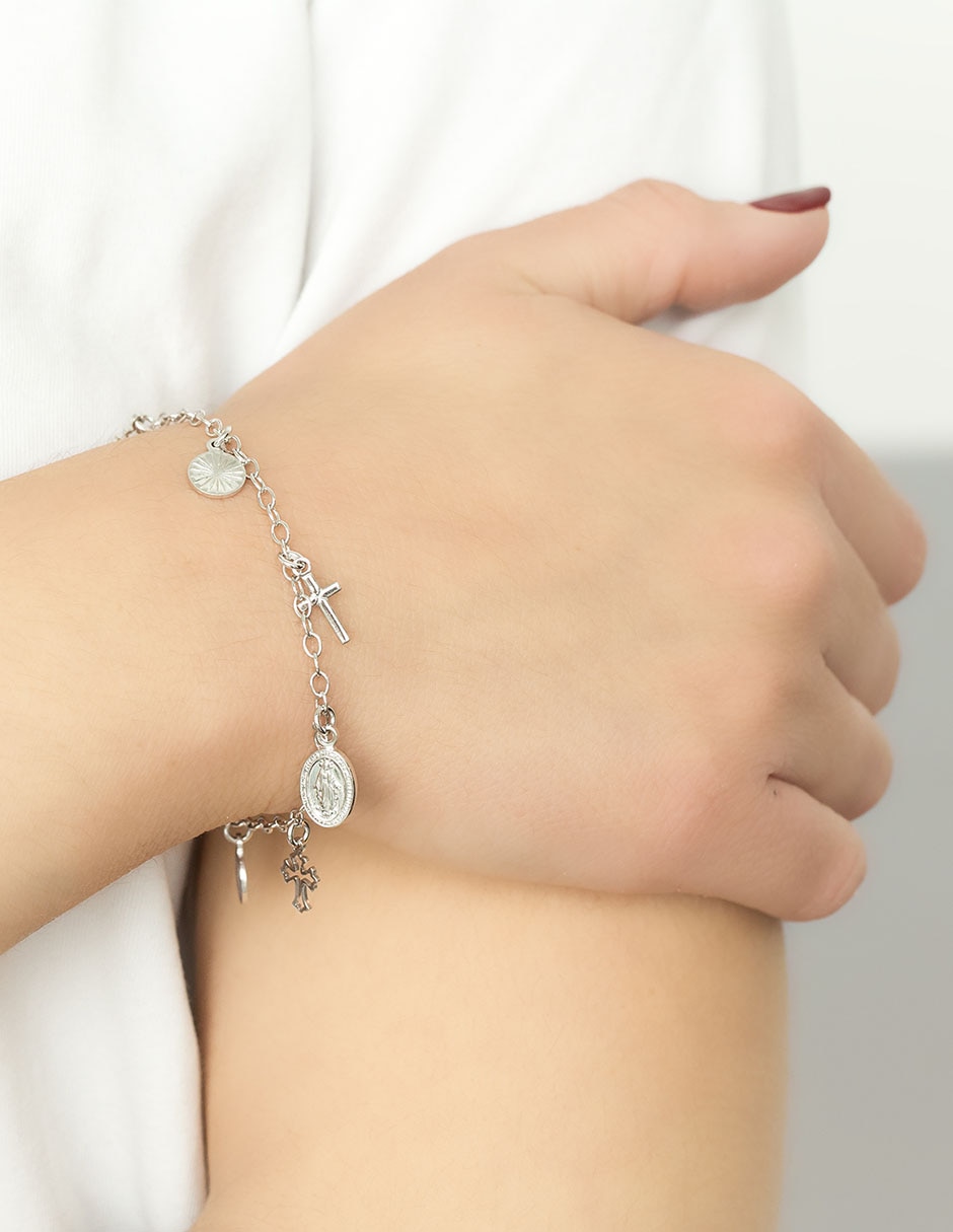 Pulsera de plata P 925 acabado pulido 3