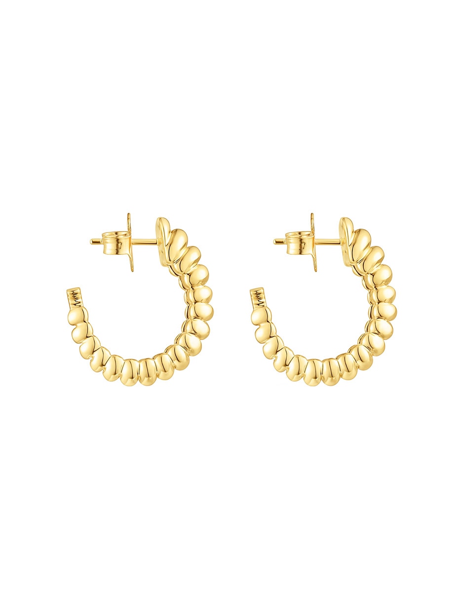 Aretes P 925 con acabado espejo 2
