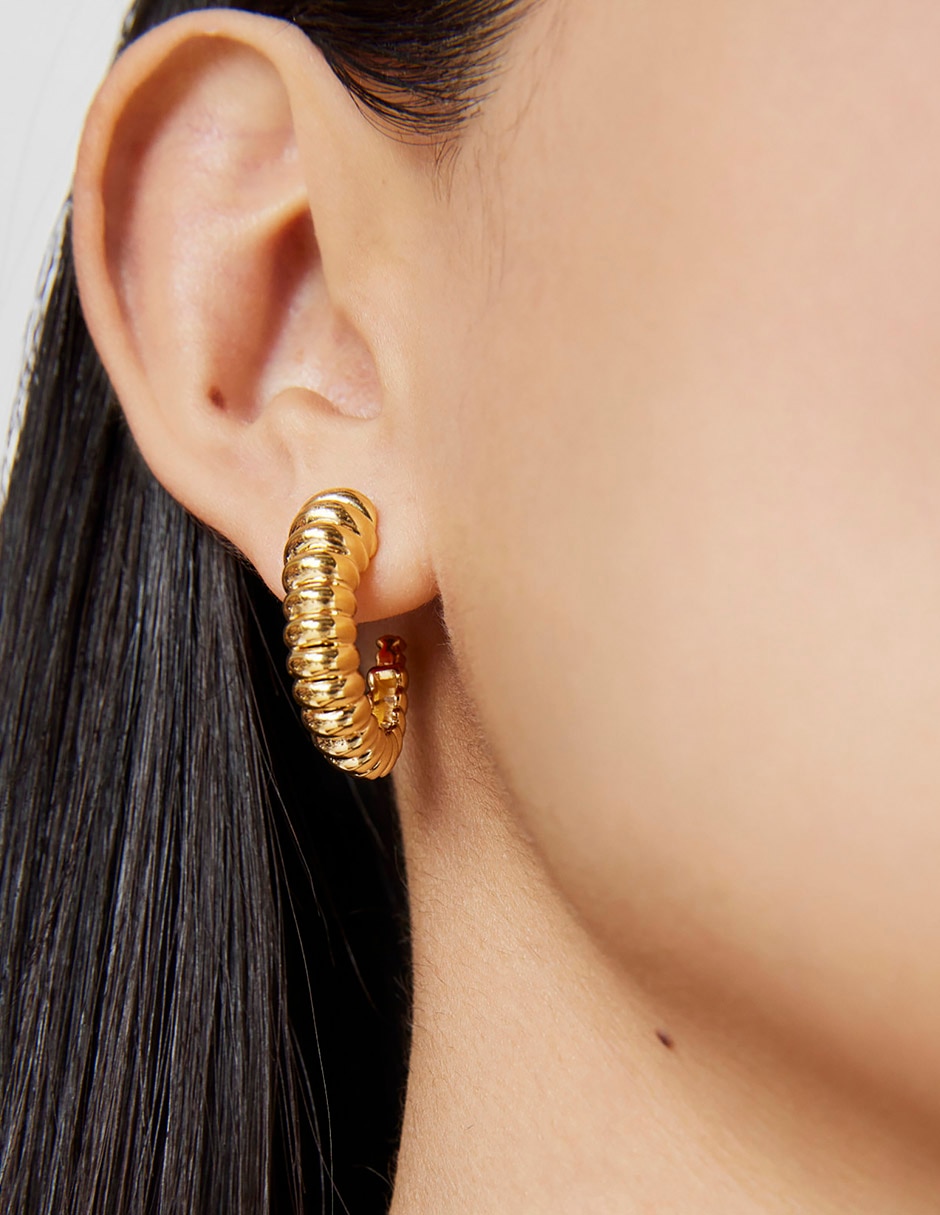 Aretes P 925 con acabado espejo 7