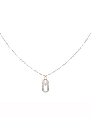 Collar de ovalado de oro 14 K Collar de ovalado de oro 14 K