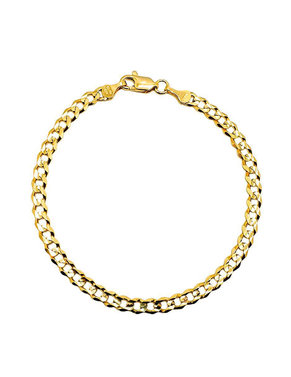 Pulsera de oro amarillo 10 K acabado pulido Pulsera de oro amarillo 10 K acabado pulido