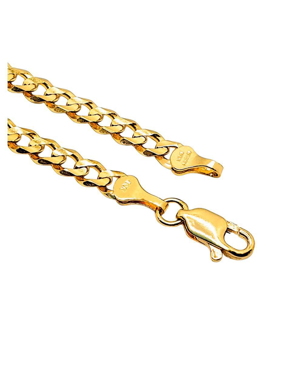 Pulsera de oro amarillo 10 K acabado pulido 2