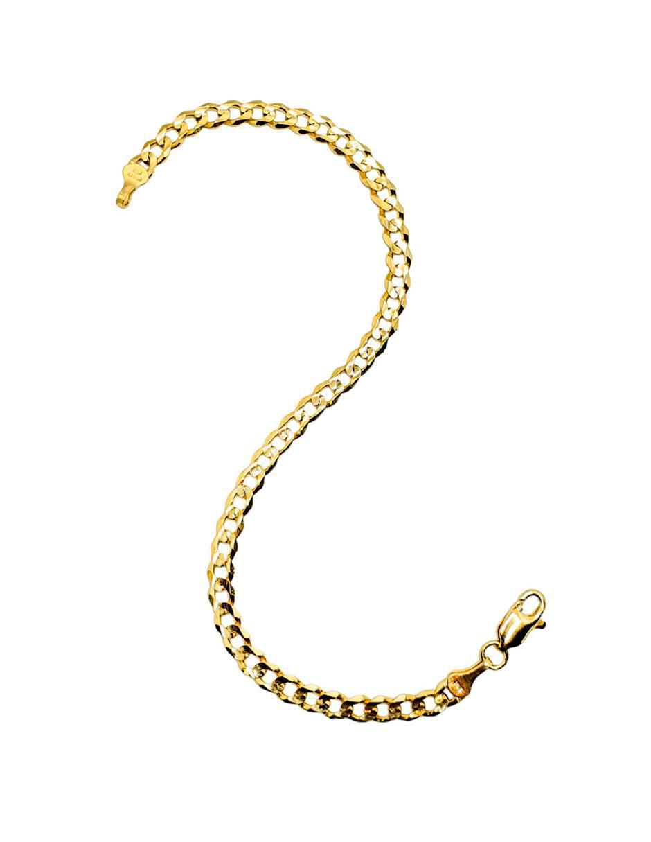 Pulsera de oro amarillo 10 K acabado pulido 3