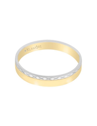 Argolla de oro amarillo 14 k Essenza Jess