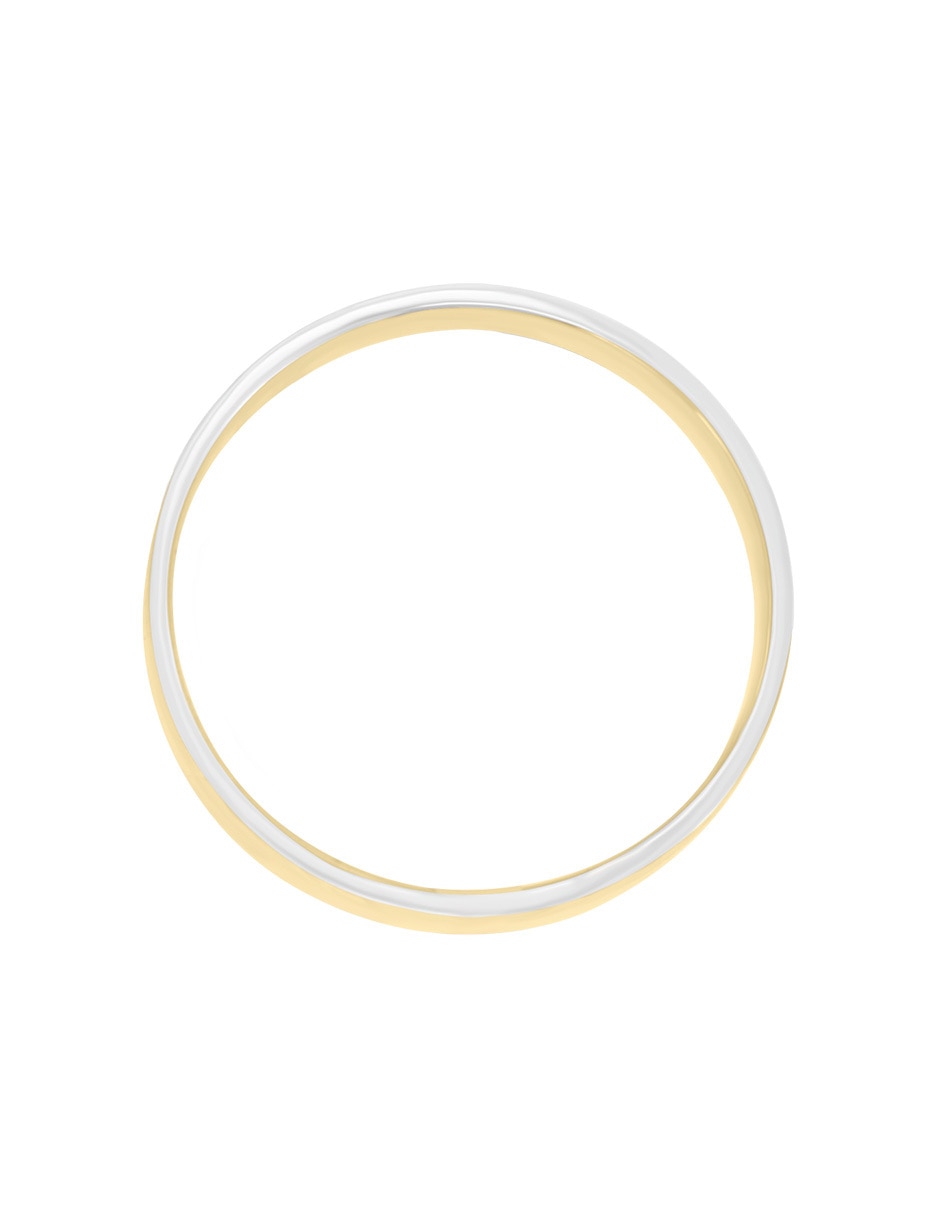 Argolla de oro amarillo 14 k Essenza Jess 2