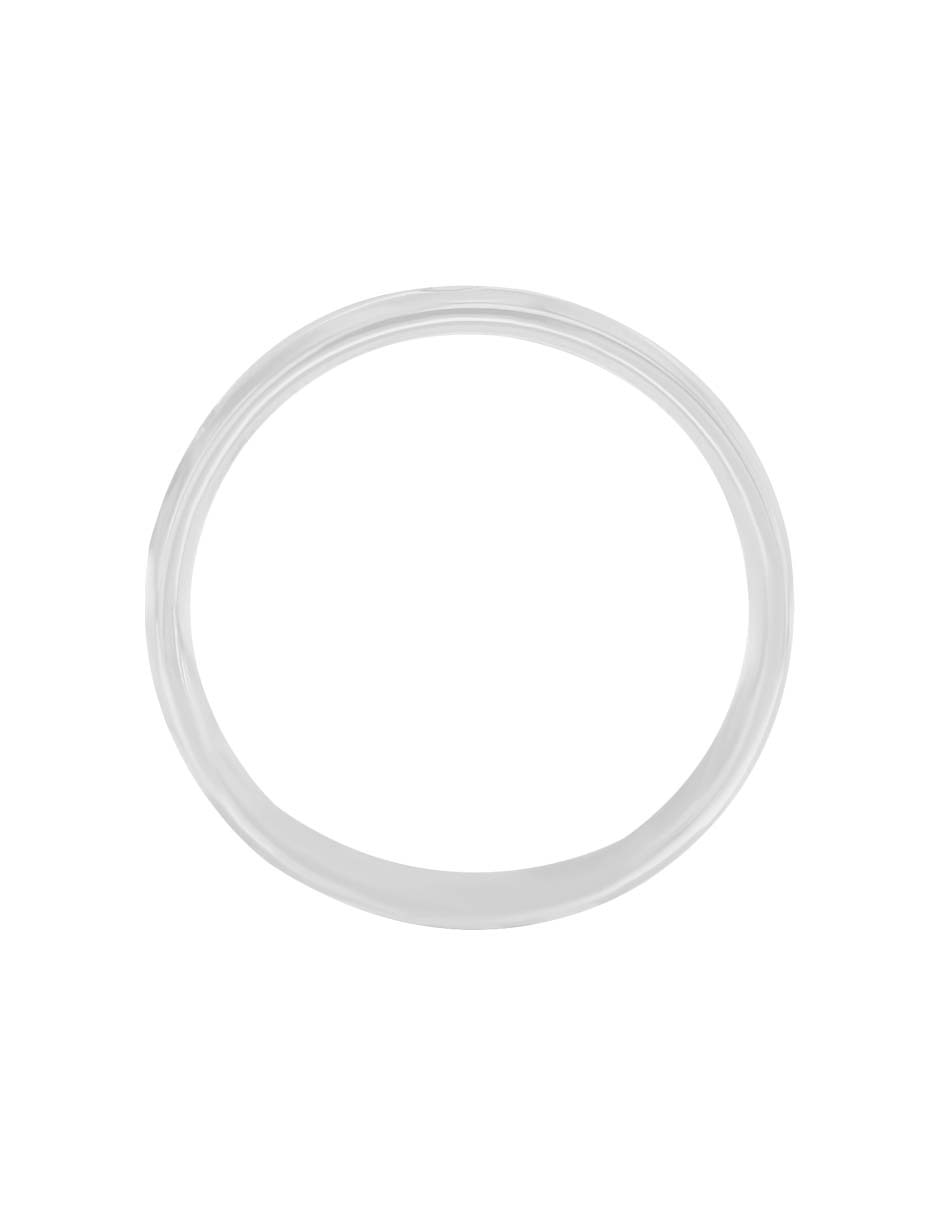 Argolla de oro blanco 14 k Amori diamante 5