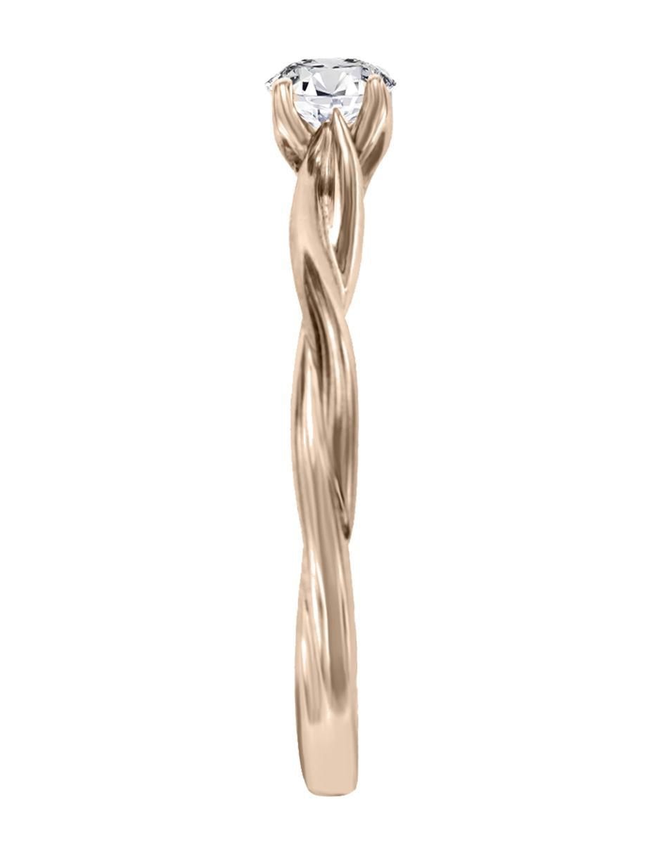 Solitario 14 k Aileen diamante 3