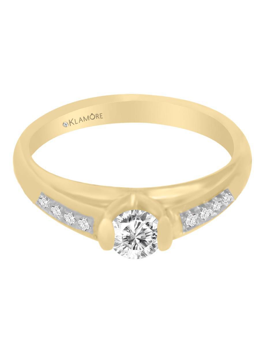 Solitario 14 k Karol diamante Solitario 14 k Karol diamante