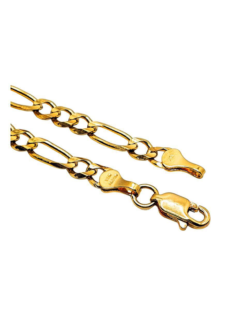 Pulsera de oro amarillo 10 K acabado pulido 2