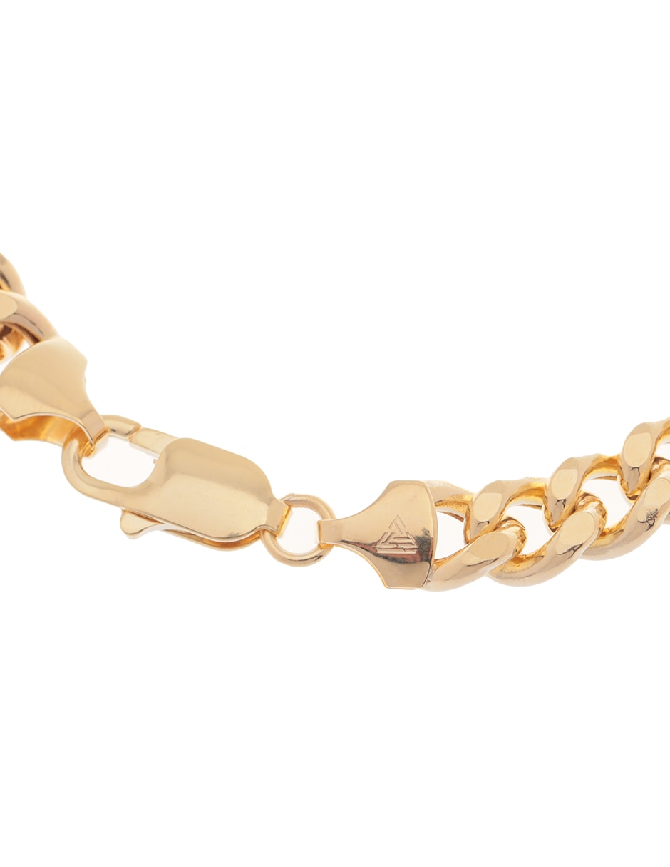 Pulsera de oro amarillo 14 K acabado pulido 2