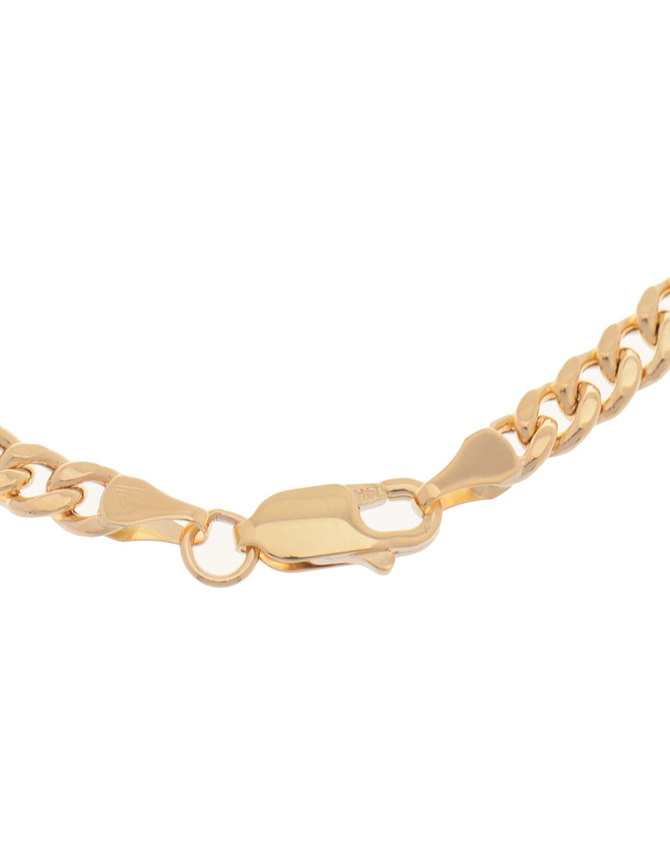 Pulsera de oro amarillo 14 K acabado brillante 2