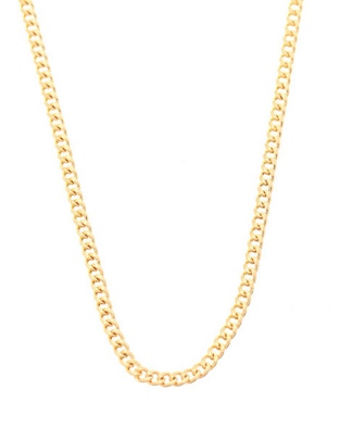 Collar Fonelli de oro amarillo 14 K