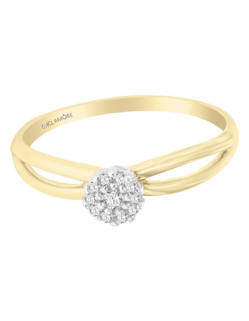 Solitario 14 k Veradis diamante Solitario 14 k Veradis diamante